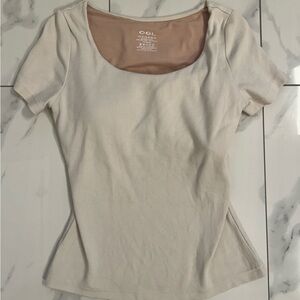 OGL cream colored tee